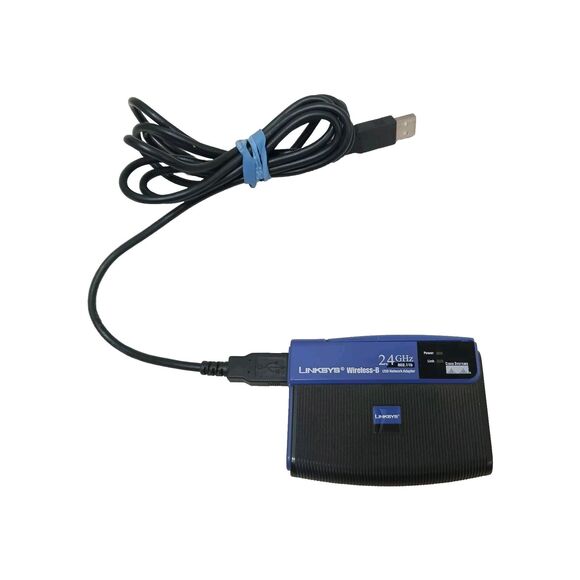Linksys Wireless B USB Network Adapter 2.4 GHz 802.11g Retro Untested - Picture 2 of 7